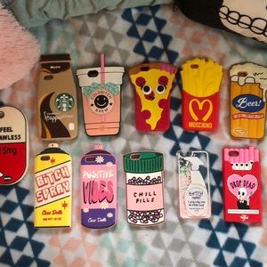 iPhone 7 cases lot 💕price is for all!!!❤️